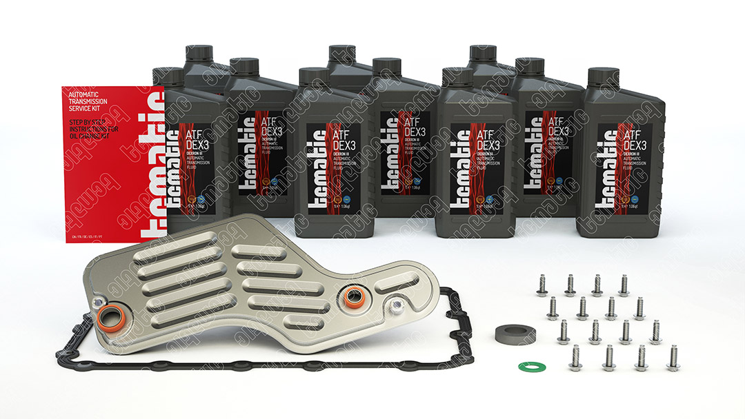 Tcmatic Onderd.set, olie verversen van automatische versnellingsbak 105.103.1003