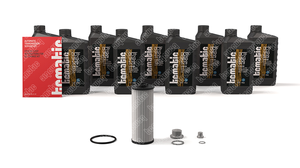 Tcmatic Onderd.set, olie verversen van automatische versnellingsbak 105.106.2012