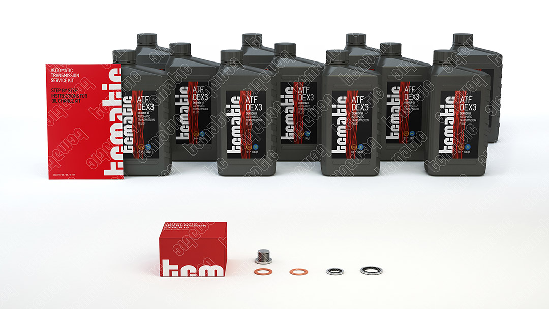 Tcmatic Onderd.set, olie verversen van automatische versnellingsbak 105.118.2001