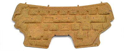 BSG Motorbescherm plaat BSG 30-922-050