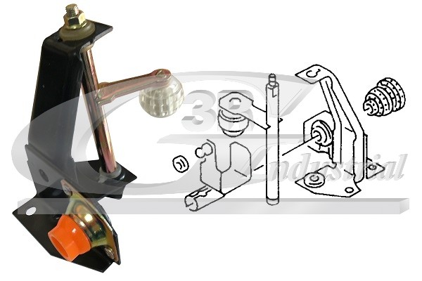 3RG Ophangrubber handbak 23747