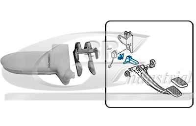 3RG Koppelingspedaal 24210