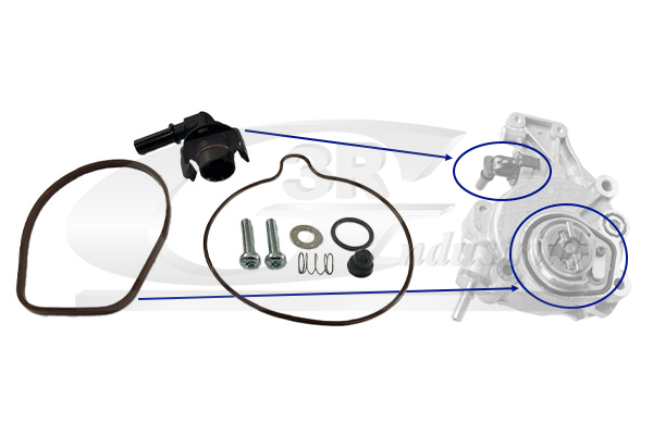 3RG Reparatieset, onderdrukpomp (remsysteem) 74207