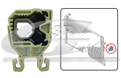 3RG Radiateur ophanging 83745