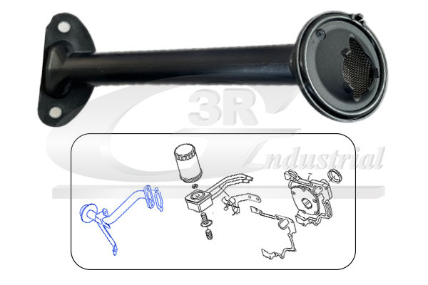 3RG Zuigbuis van de oliepomp 84748