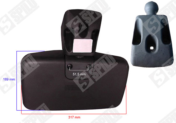 Spilu Extra zijspiegel (vrachtwagen) 61507