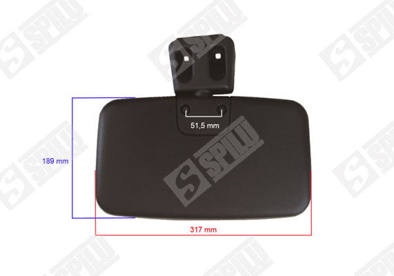 Spilu Extra zijspiegel (vrachtwagen) 61511