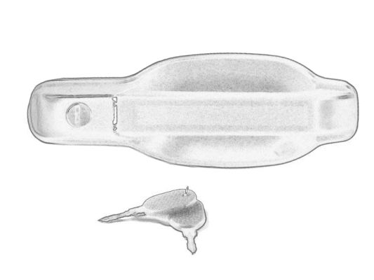 Pacol Portiergreep buitenkant IVE-DH-0018
