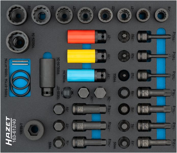 Hazet Kracht, dopsleutel 163-612/40