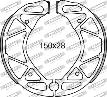 Ferodo Racing Remschoen set FSB967