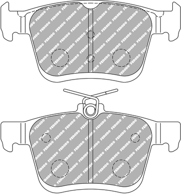 Ferodo Racing Remblokkenset, schijfrem FCP4434H