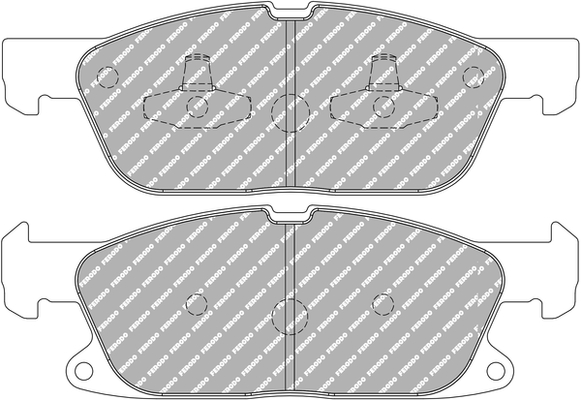 Ferodo Racing Remblokkenset, schijfrem FCP4930H