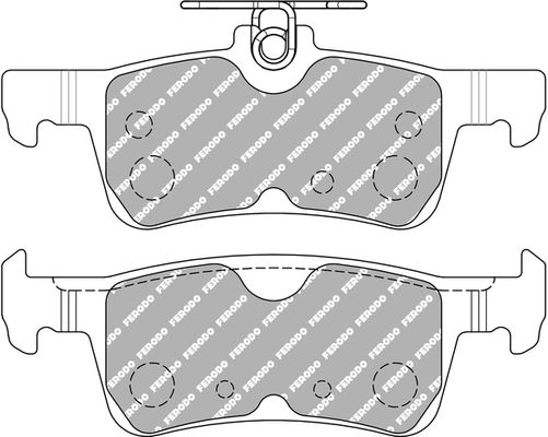 Ferodo Racing Remblokkenset, schijfrem FCP5130H