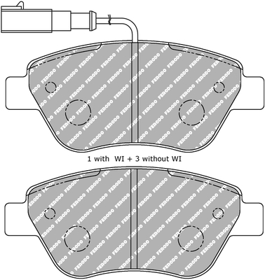 Ferodo Racing Remblokset FDS1466