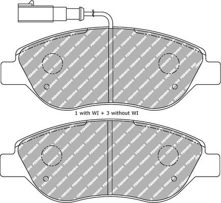Ferodo Racing Remblokset FDS1468
