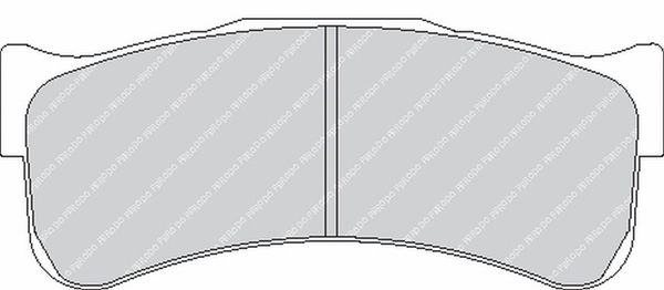Ferodo Racing Remblokkenset, schijfrem FRP3031TL66