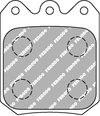 Ferodo Racing Remblokkenset, schijfrem FRP3104H