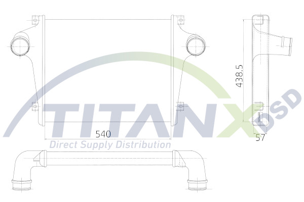 Titanx Interkoeler IX159004
