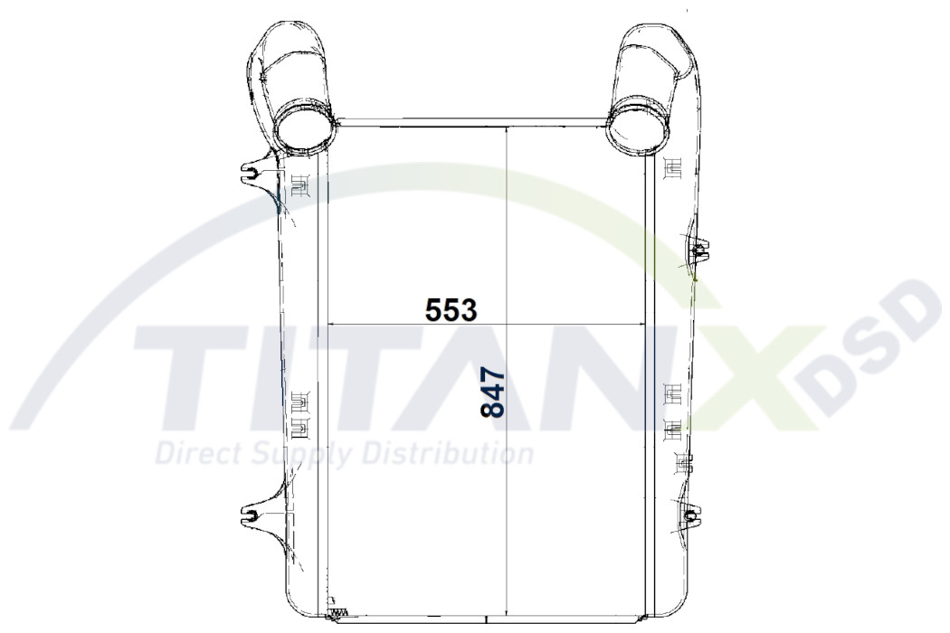 Titanx Interkoeler IX179002