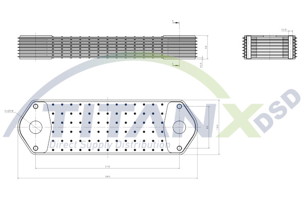 Titanx Oliekoeler motorolie OX149001