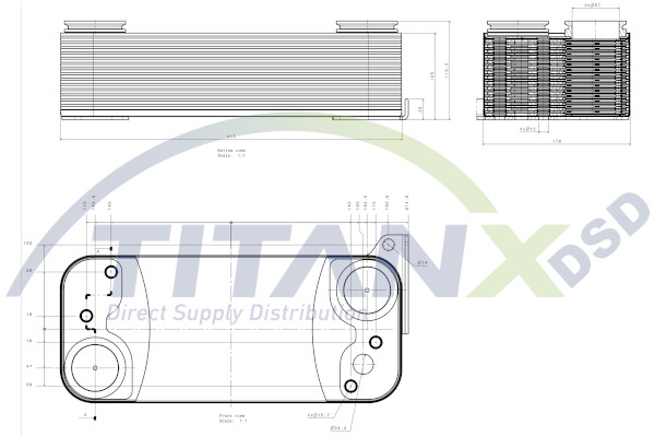 Titanx Oliekoeler retarder OX149003
