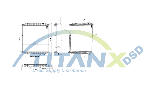 Titanx Radiateur RX129002