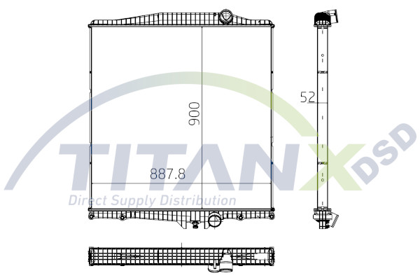 Titanx Radiateur RX129016