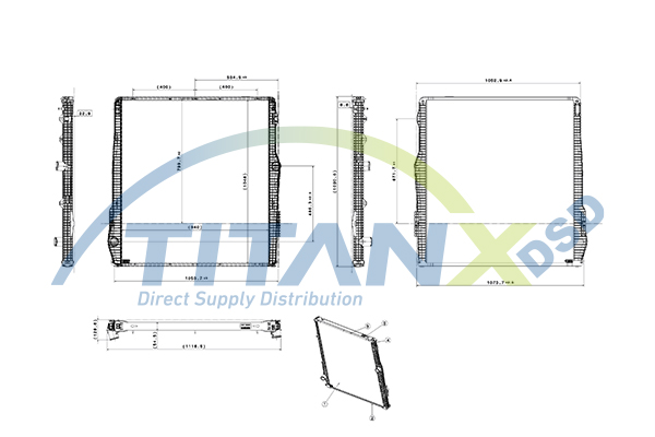 Titanx Radiateur RX149005