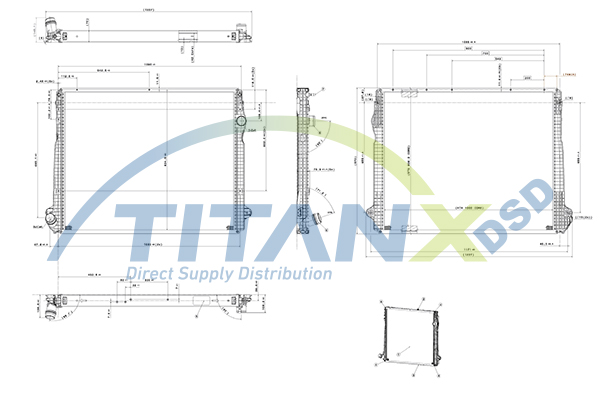 Titanx Radiateur RX149007