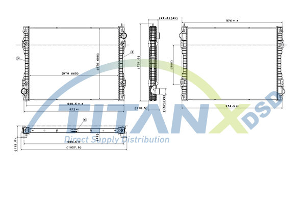 Titanx Radiateur RX149011