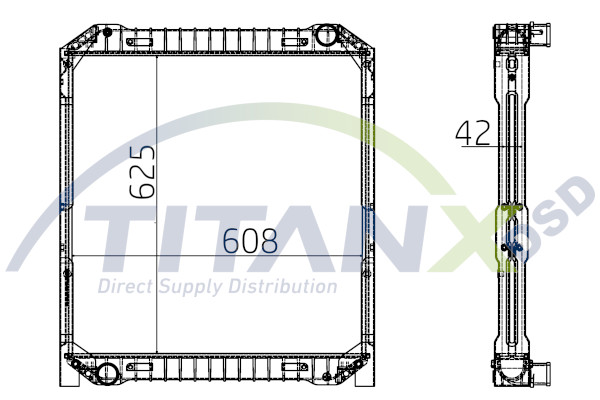Titanx Radiateur RX159004