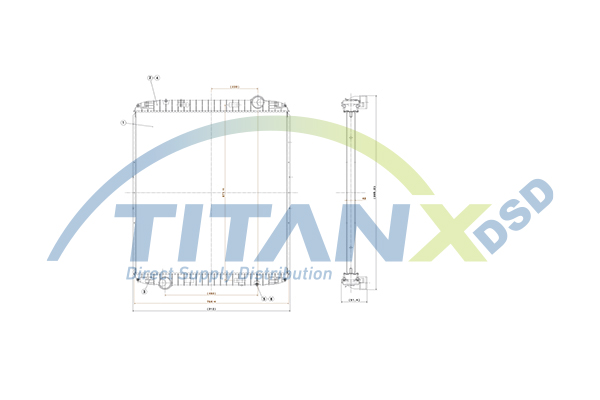 Titanx Radiateur RX159026