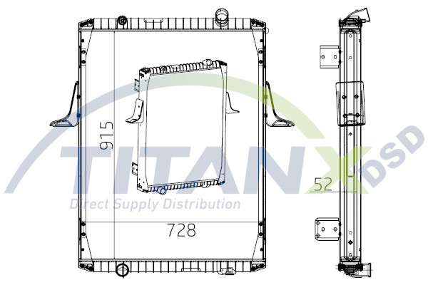 Titanx Radiateur RX169005