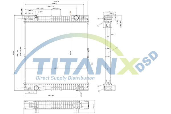 Titanx Radiateur RX609003