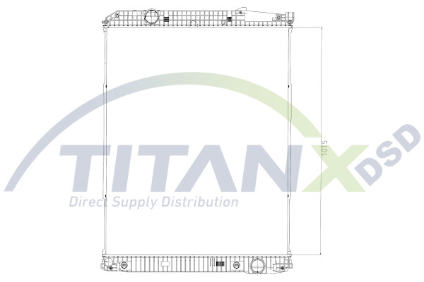Titanx Radiateur RX609007