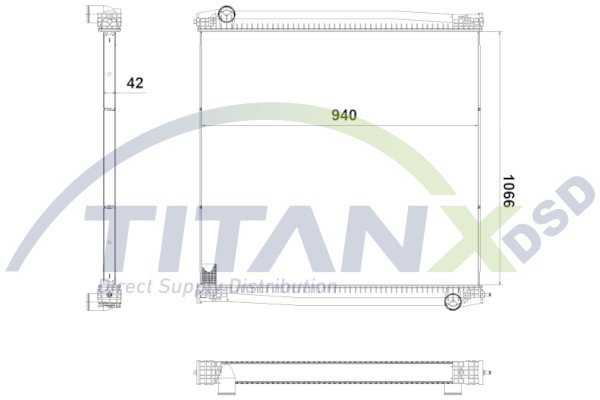 Titanx Radiateur RX609026