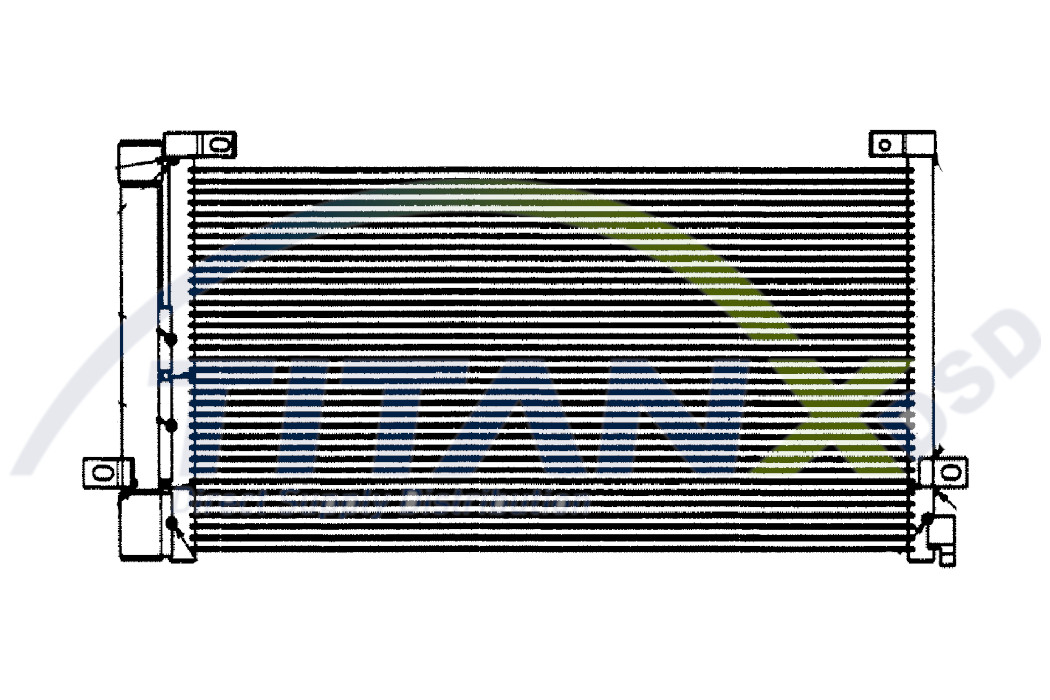 Titanx Airco condensor CX129010