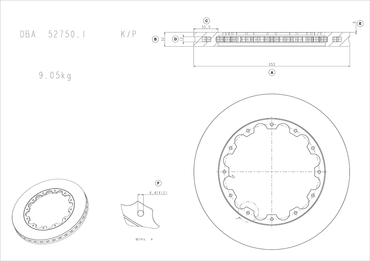 Dba Australia Remschijven HIGH PERFORMANCE DBA52750.1S