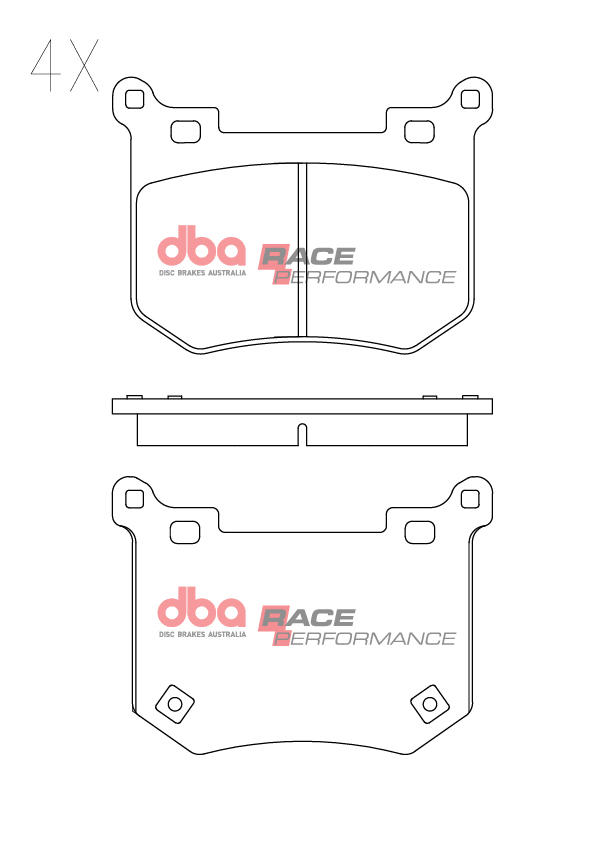 Dba Australia Remblokkenset, schijfrem DB15004RP