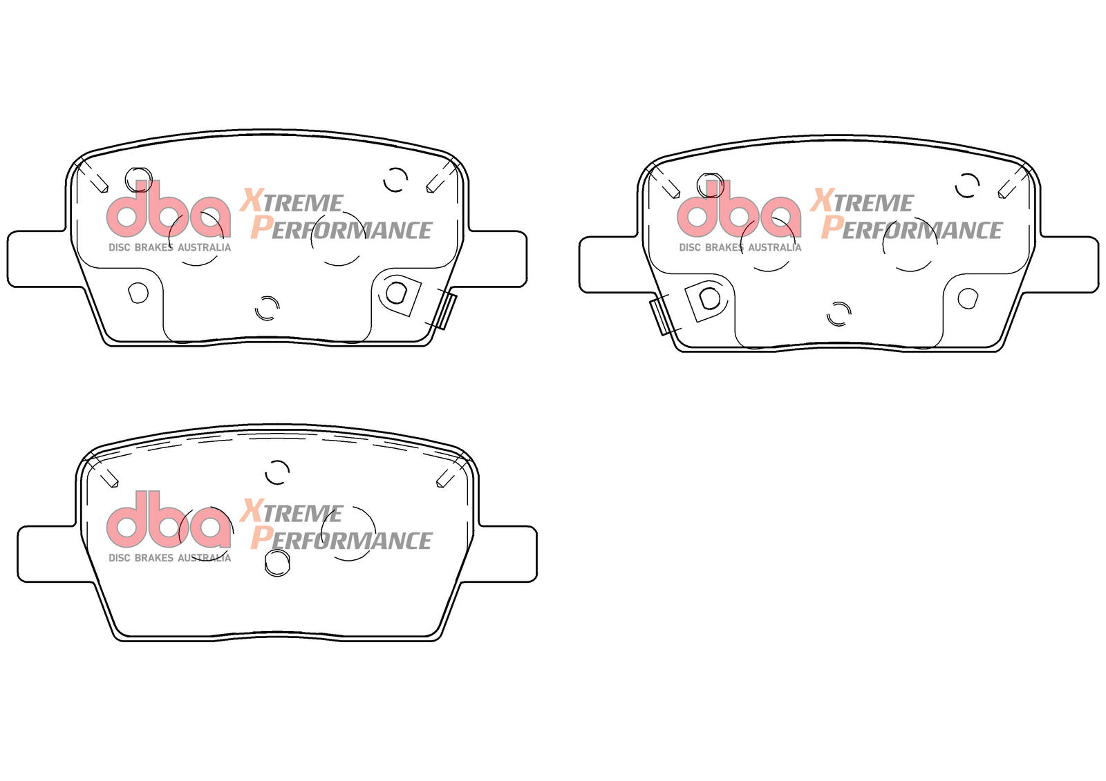 Dba Australia Remblokkenset, schijfrem DB9105XP
