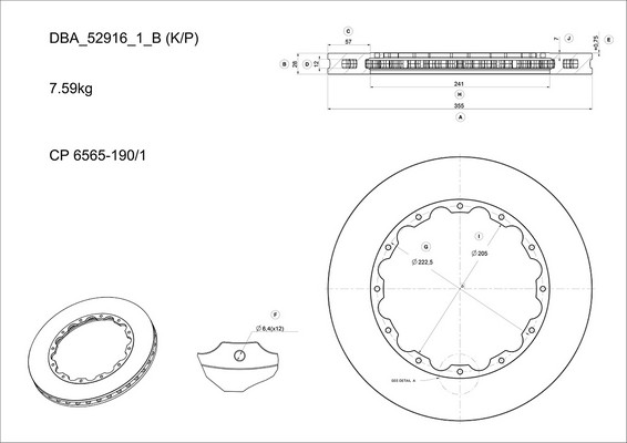 Dba Australia Remschijven HIGH PERFORMANCE DBA52916.1S