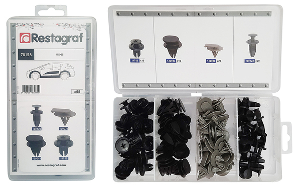 Restagraf Assortiment, bevestigingsmiddelen 70158
