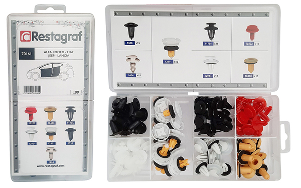 Restagraf Assortiment, bevestigingsmiddelen 70161