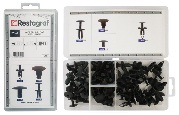 Restagraf Assortiment, bevestigingsmiddelen 70162
