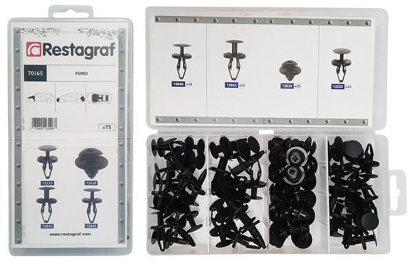 Restagraf Assortiment, bevestigingsmiddelen 70165