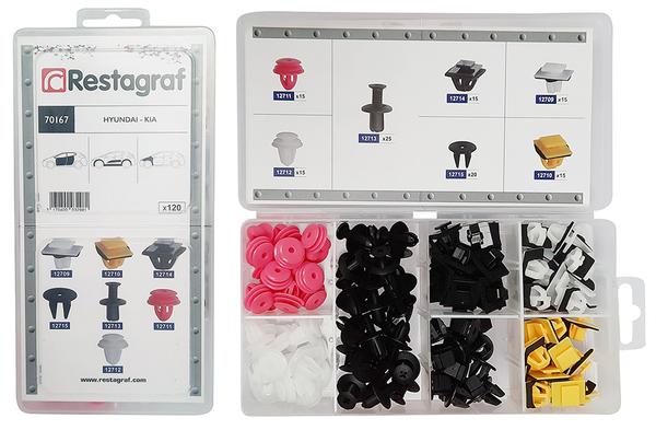 Restagraf Assortiment, bevestigingsmiddelen 70167