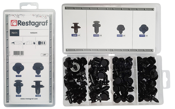 Restagraf Assortiment, bevestigingsmiddelen 70171