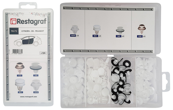 Restagraf Assortiment, bevestigingsmiddelen 70173