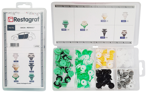 Restagraf Assortiment, bevestigingsmiddelen 70176