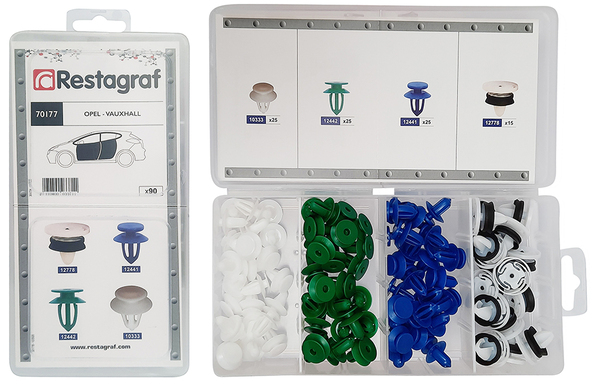 Restagraf Assortiment, bevestigingsmiddelen 70177